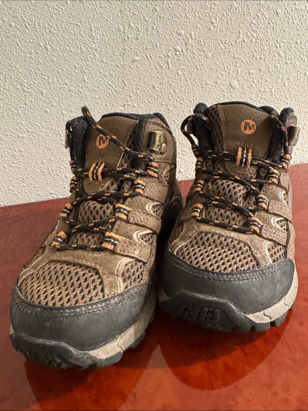 Merrell Brown and Black Kids Hiking Sneakers